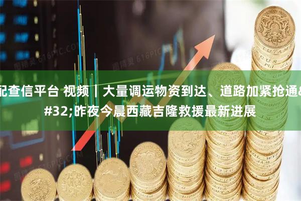 配查信平台 视频｜大量调运物资到达、道路加紧抢通 昨夜今晨西藏吉隆救援最新进展